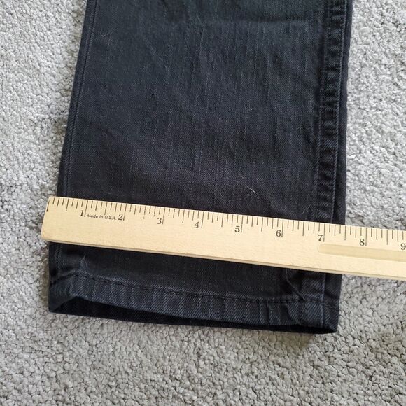 Levis 511 Jeans Mens 36x32 black Slim Straight Stretch Denim - Picture 12 of 14